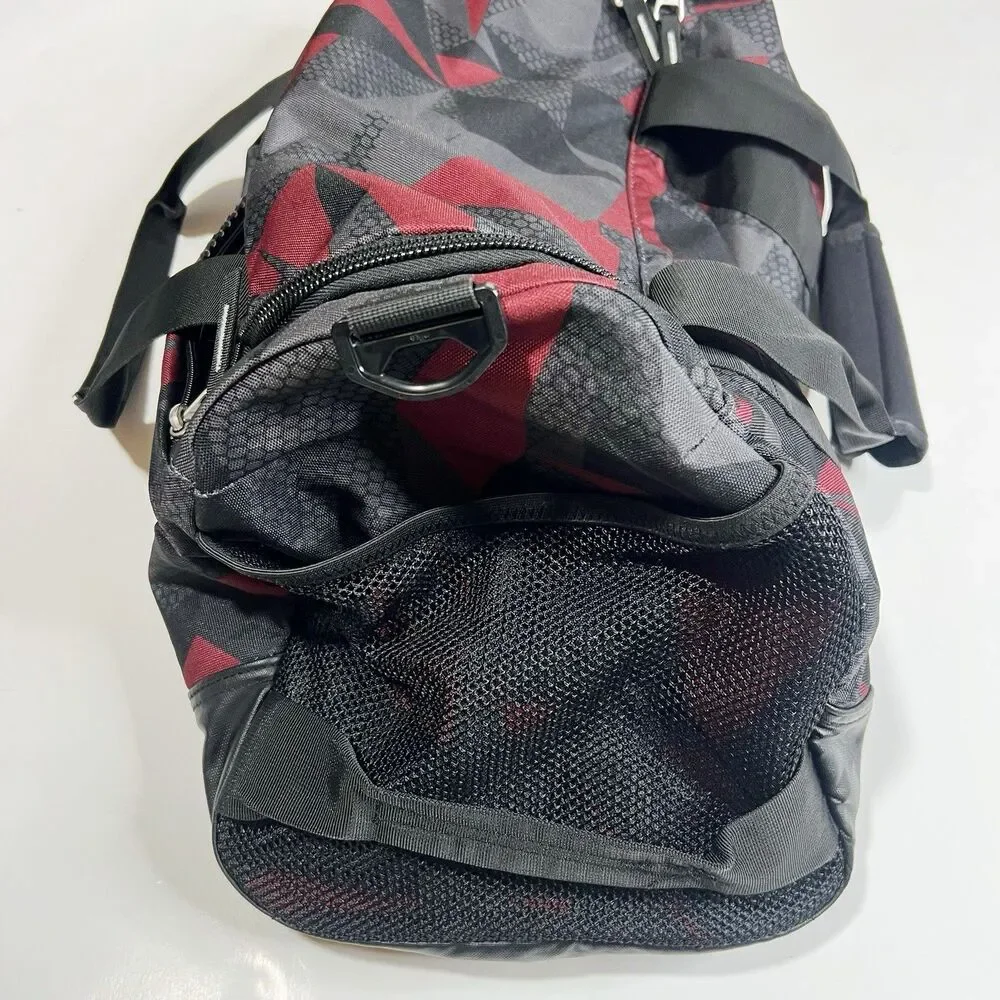 Nike Duffel Bag Jacquard Camo Maroon 20